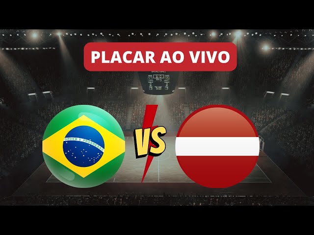 Placar Ao Vivo: Brasil x Letônia  campeonato Mundial de Basquete #basquete  