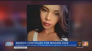 VIDEO: Phoenix police say search continues for missing kids