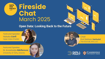 Open Data: Looking Back to the Future I Data for Policy Fireside Chat March