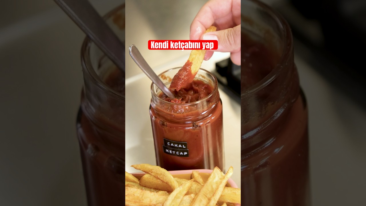 Marketten ketçap almıyoruz! Evde kendi ketçabını yap