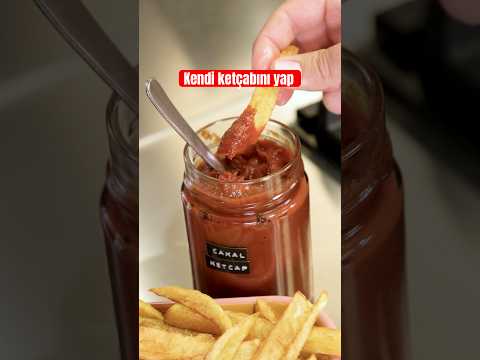 Marketten ketçap almıyoruz! Evde kendi ketçabını yap