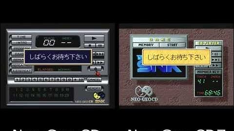 the king of fighters 95 - neogeo cd versus neogeo cdz