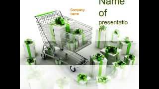 Detalles Green Gift Boxes PowerPoint Template Actualización