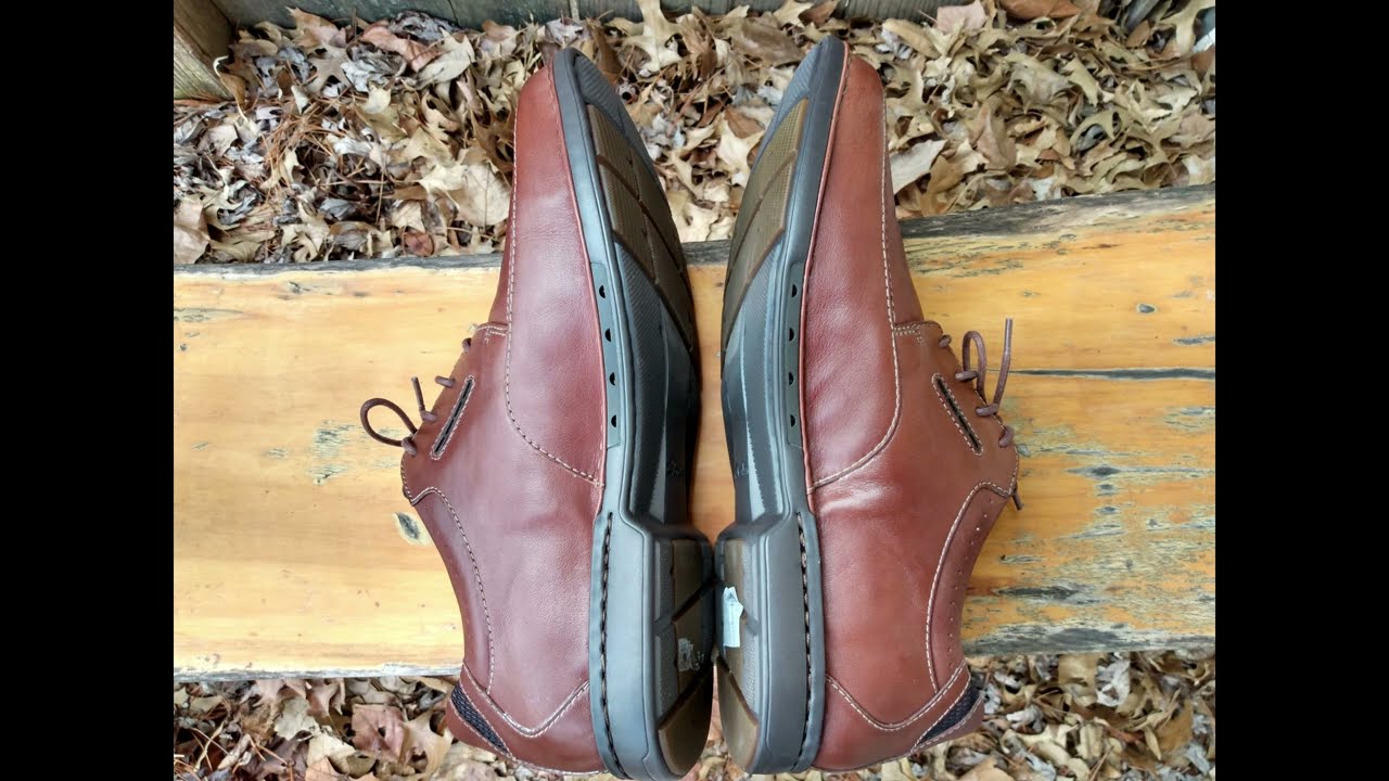 Clarks Unstructured Unbend Dress Shoes Men Size 14 Brown Leather 26101183 FOR SALE