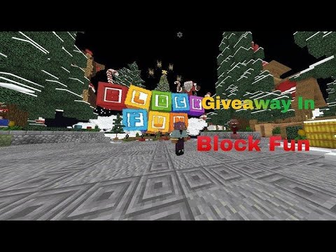 GIVEAWAY IN BLOCK FUN - YouTube