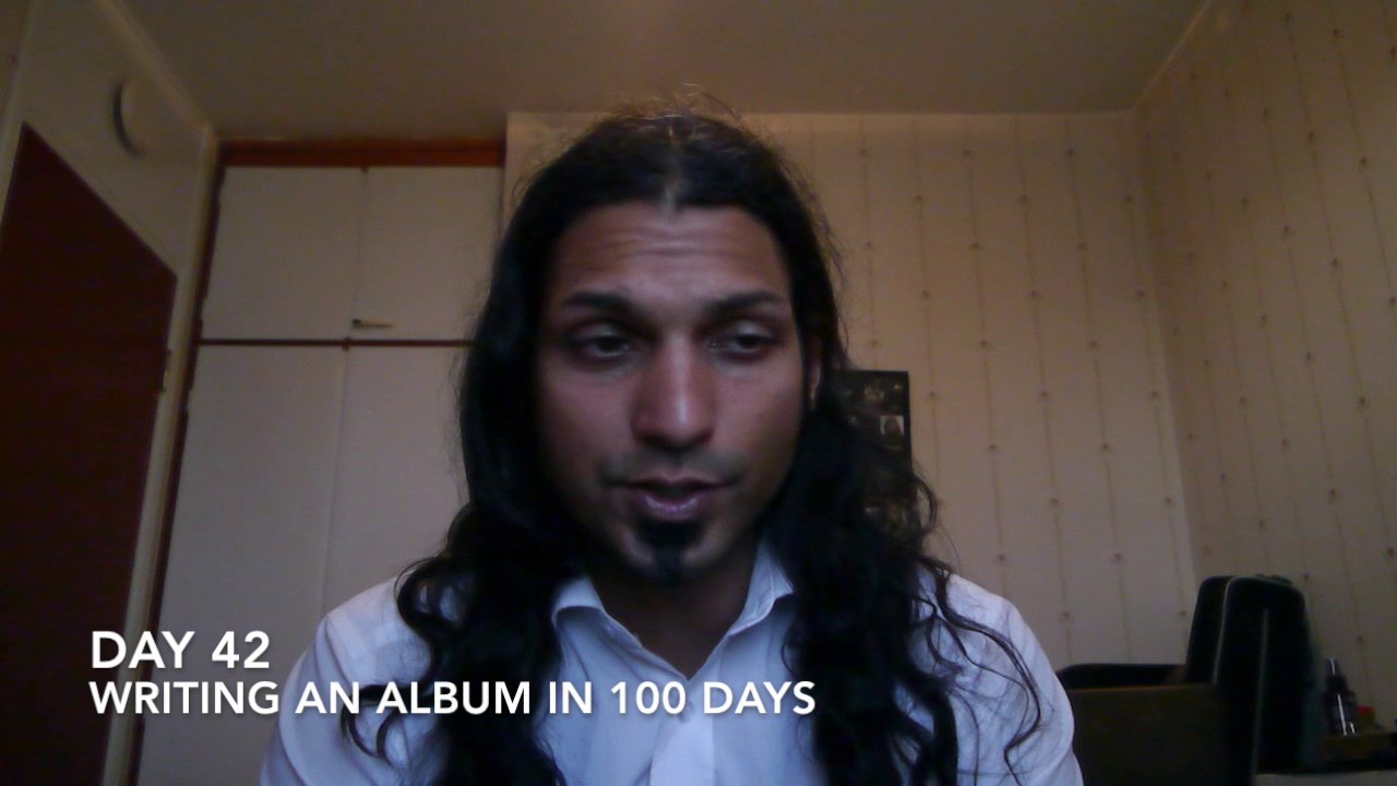 Day 42 - Writing an album - Giveit100 - more guide tracks - YouTube
