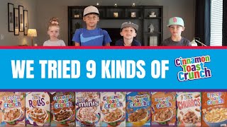 We Tried 9 Kinds of Cinnamon Toast Crunch