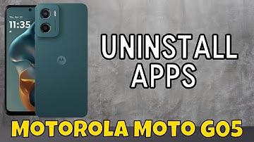 Uninstall Apps Motorola Moto G05 || How to uninstall apps || APPS deletion settings