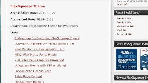 How to Install the FlexSqueeze Theme for Wordpress