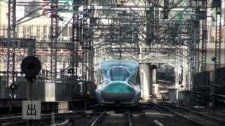 JR東日本E5系E3系はやて・こまち12号東京駅到着～回送