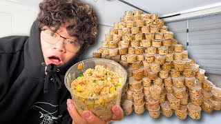 making 1000 bowls of fried rice because its funny...