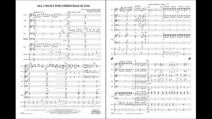 All I Want for Christmas Is You arranged by Larry ...