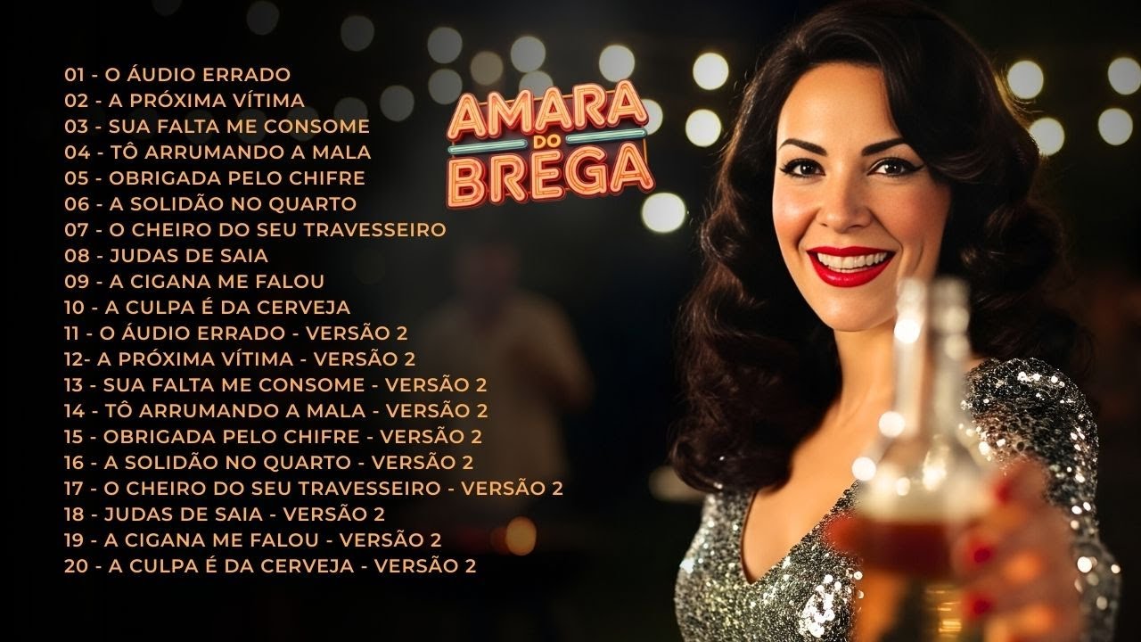 A Coletânea de Mesa de Bar - 1 HORA SÓ PRA BEBER com Amara do Brega 🥃🍺