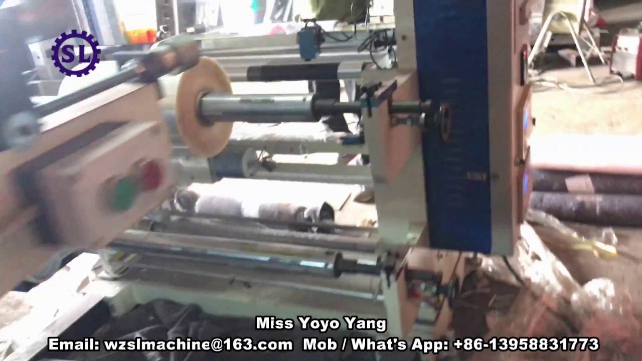 3 Color Plastic Film Printing Machine / Flexo Printing Machine - YouTube