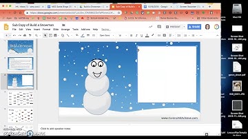Build a Snowman in Google Slides