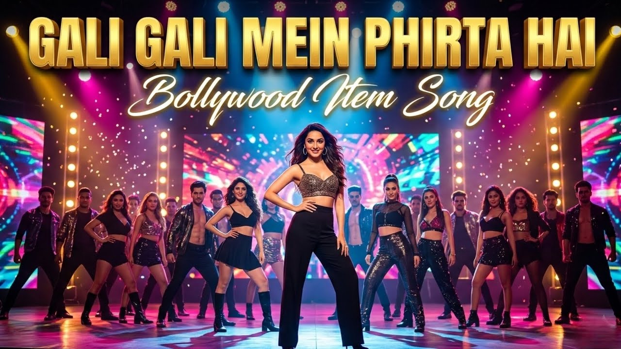 Gali Gali Mein Phirta Hai | Bollywood Item Song | AiVideo | Gaaner Dunia | Md Biplob Hossain 