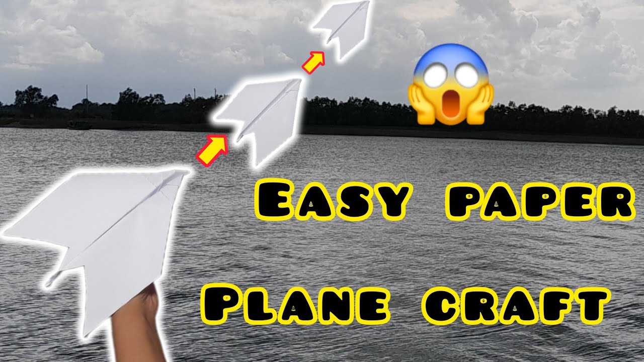 Plane Craft Tutorial Easy paper plane craft tutorial for kids 😍 day-44|Easy paper craft ...