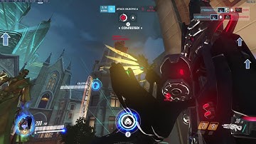 Overwatch Widowmaker moment | 7 kills 1st Point Kings Row | Master Ranked Game