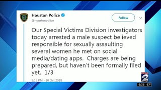 Police arrest man accused of raping women he met on dating apps