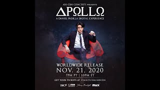 Daniel Padilla APOLLO Digital Experience 11/21, Get Your Tickets Now For $11.99 on StageIt!