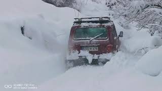 Lada Niva in extreme conditions