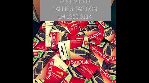 USB tài liệu hướng dẫn luyện côn nhị khúc chỉ với 200k