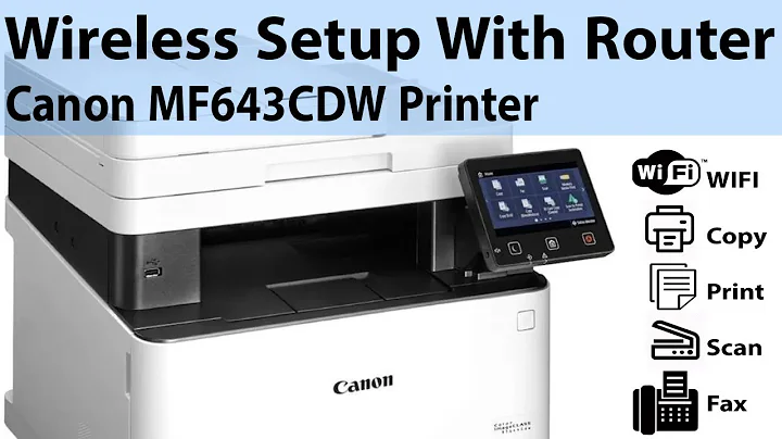 Canon MF643Cdw Printer Wireless Setup With Router | Complete Guide