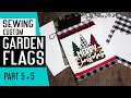 How to Make Garden Flags for Beginners | DIY Blank Garden Flags to Customize. Style 5 of 5