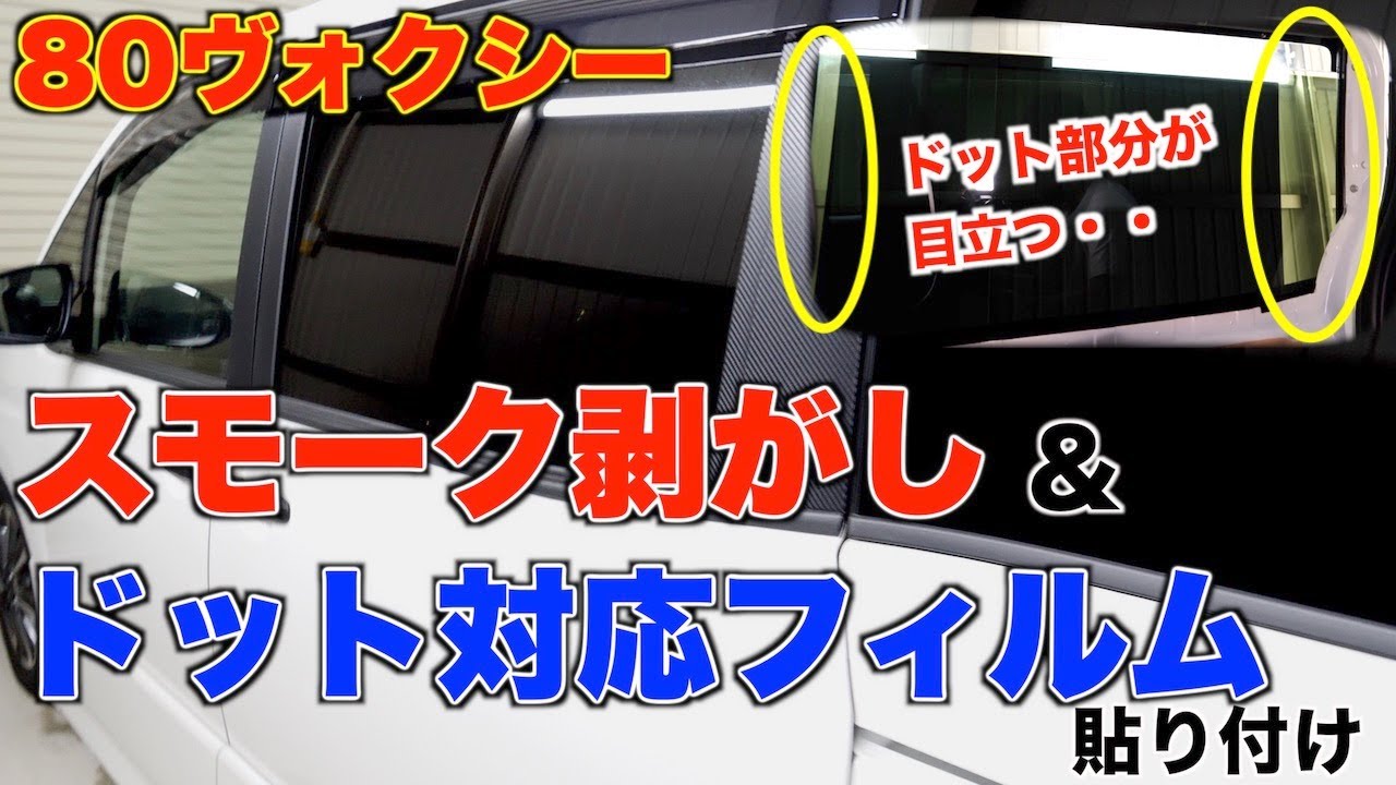 特別バージョンです！６枚ヴォクシー、ノア、エスクァイワ80 取り外し式フィルム風 TOYOTA、ヴォクシー、ノア、エスクァイアに歩行者も検知する