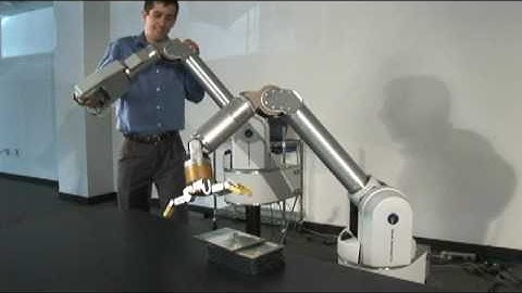 BarrettHand and WAM Telehaptic Grasping