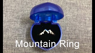 Handmade 925 Sterling Silver Mountain Range Ring By Handmado