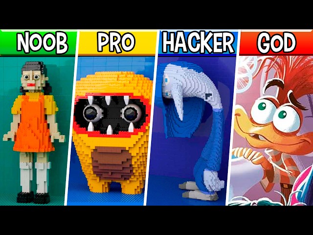 LEGO ALL Characters & Emotions in Inside Out 2, Joyville, Squid