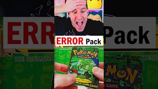 I Opened an ERROR Pokemon pack