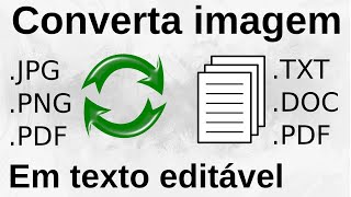 Como Converter Imagem em Texto Editável ( SEM PROGRAMAS ) ►2016◄