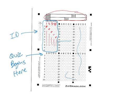 ZipGrade Online or In Class