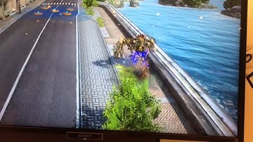 Knack demo at a ps4 kiosk