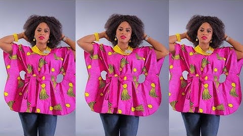 How to make a simple kaftan top with keyhole/kimono top/kaftan Summer top/easy sewing tutorial.