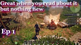 Windrose gameplay - Solo Storm Edge lets Play Ep 1 - Open world survival - Basically Pirate Valheim