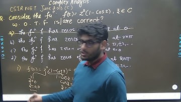 Complex Analysis || CSIR NET JUNE 2013 Solution|| Part C || By Dr. Parveen Kumar