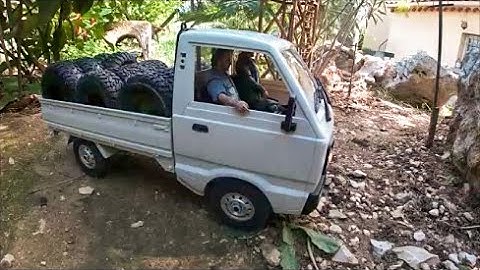 First test run wpl D12 suzuki carry scale 1.10