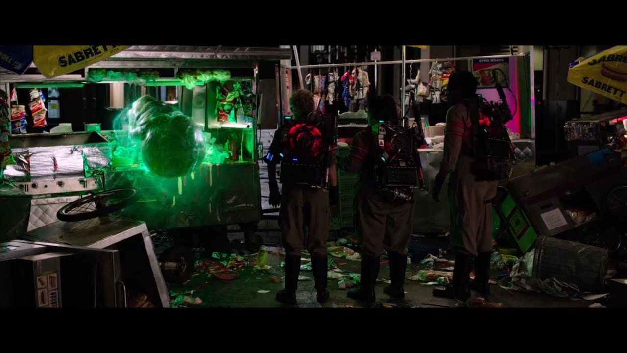 Ghostbusters 2016 Slimer Scene