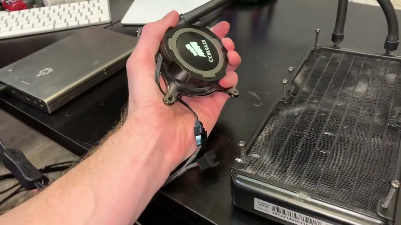 Breaking apart a failed Corsair H100I closed loop water cooler