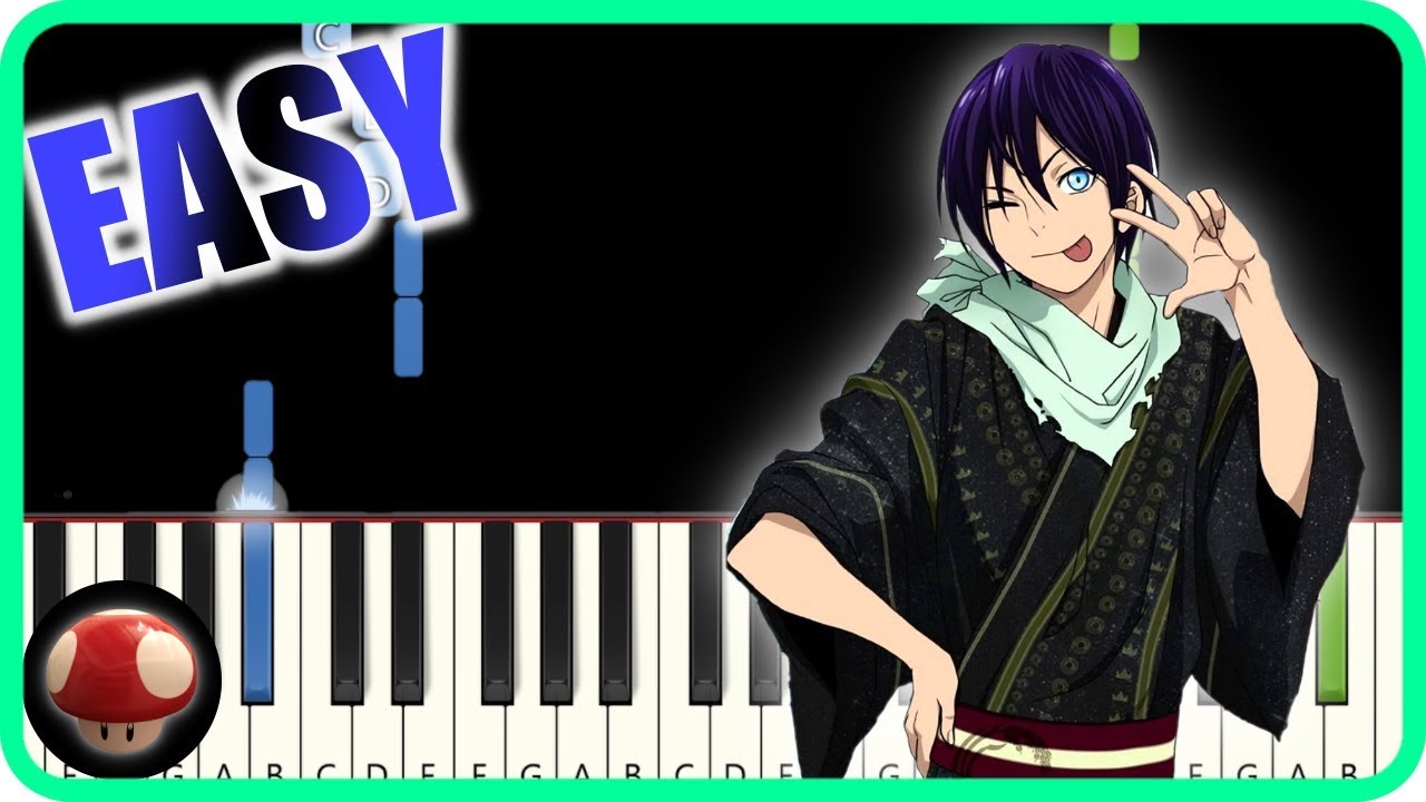 Noragami Aragoto Opening Kyouran Hey Kids Easy Piano Tutorial 狂乱 Hey Kids ピアノ簡単楽譜 By Tam Youtube
