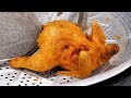 Fried chicken in Korean traditional market - Korean street food