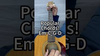 Very popular chord progression! Em-C-G-D. Used by many songs! Great for beginner guitar.
