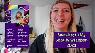 REACTING TO MY SPOTIFY WRAPPED 2023