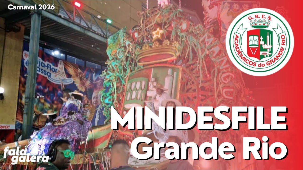 GRANDE RIO 2026 | MINIDESFILE NA CIDADE DO SAMBA