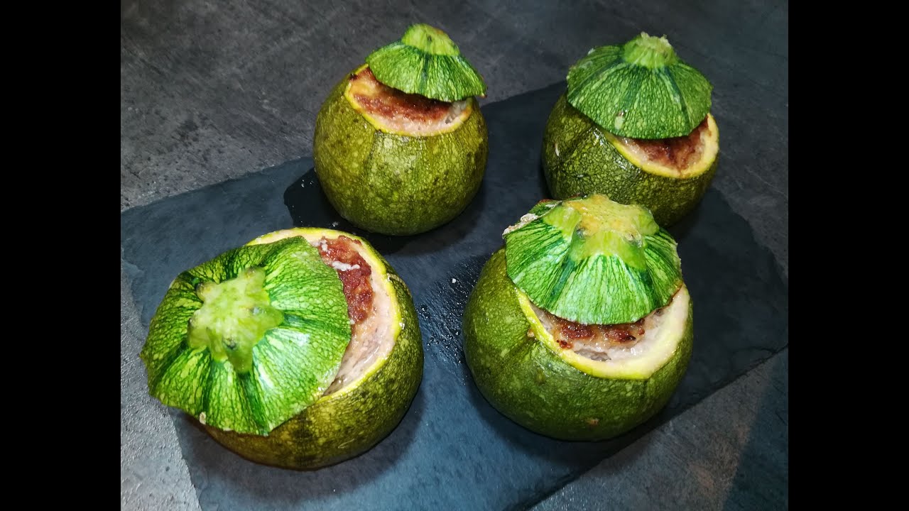 ZUCCHINE TONDE RIPIENE DI CARNE. FACILISSIME E SQUISITE!