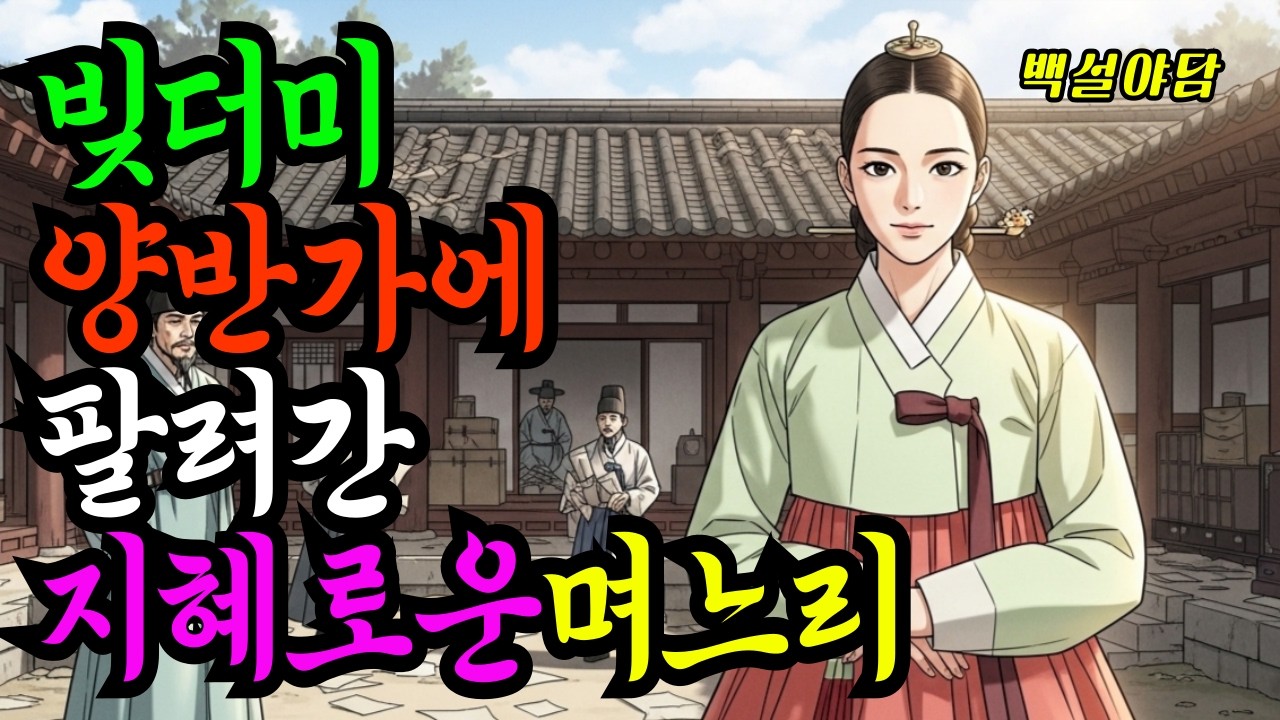 [백설야담23]빚만 가득한 양반가에 시집간 지혜로운 며느리|조선야담|백설야담|옛날이야기|지혜로운 며느리이야기|조선설화|감동설화|지혜로어려움을극복하는이야기|시니어야담|시니어옛날얘기