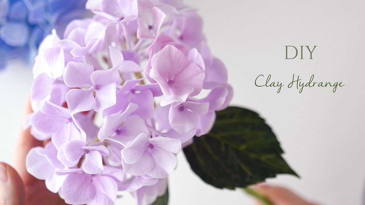 DAISOの樹脂粘土で花を作る】 How to make CLAY FLOWER 簡単クレイ